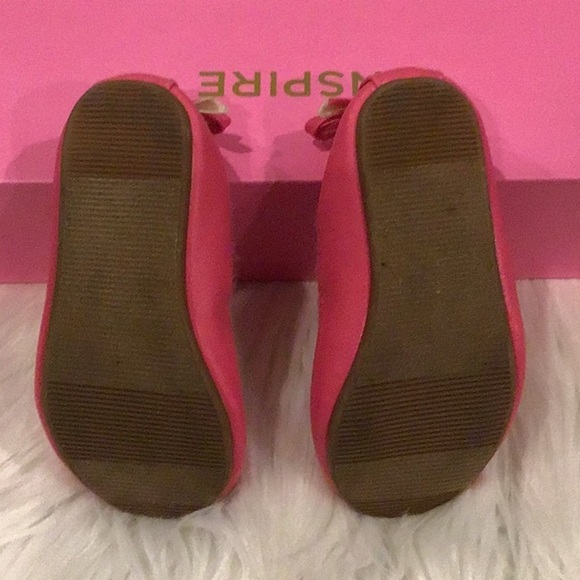 Gap Pink Bunny Ballet Flat w/Bow Back Size 5 - Picture 4 of 7